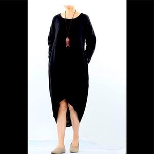 NEW! Cotton Linen Dress with pockets